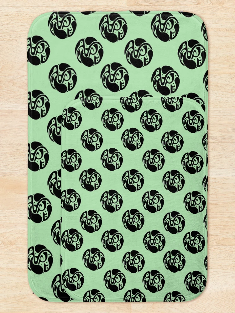 Thumbnail 5 of 6, Bath Mat, Abstract Pattern designed and sold by SteinHead.