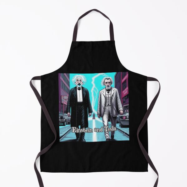 Item preview, Einstein and Tesla designed and sold by Roxburylane.