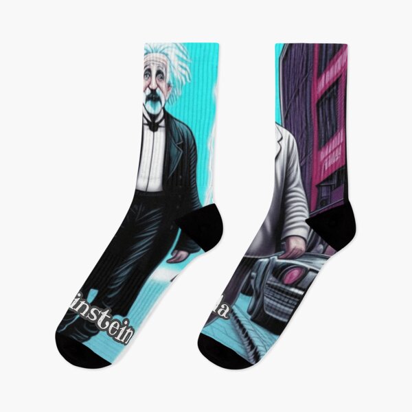 Item preview, Einstein and Tesla  designed and sold by Roxburylane.