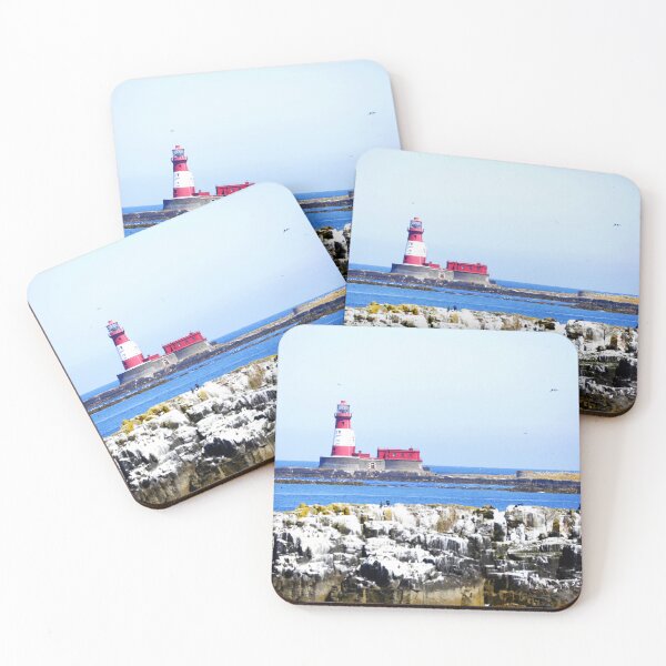 Artikelvorschau, Die Farne-Inseln mit dem Longstone-Leuchtturm entworfen und verkauft von MartinPhotos.