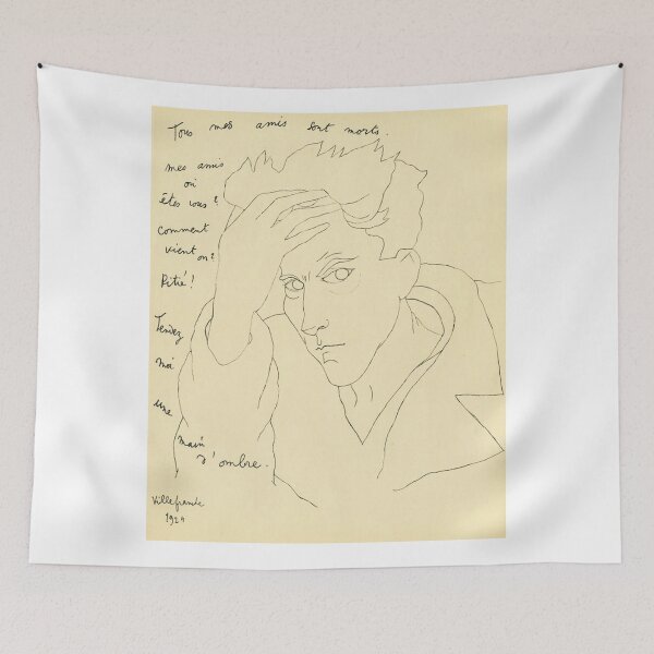 Item preview, Jean Cocteau artwork jean Cocteau paintings designed and sold by Amy-Hamilton.
