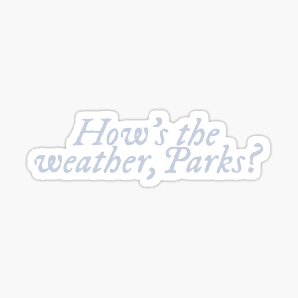Item preview, How’s The Weather, Parks? Magnolia Parks designed and sold by NaomiesCorner.