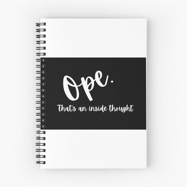 Item preview, Ope. That's an inside thought designed and sold by kiasoul13.
