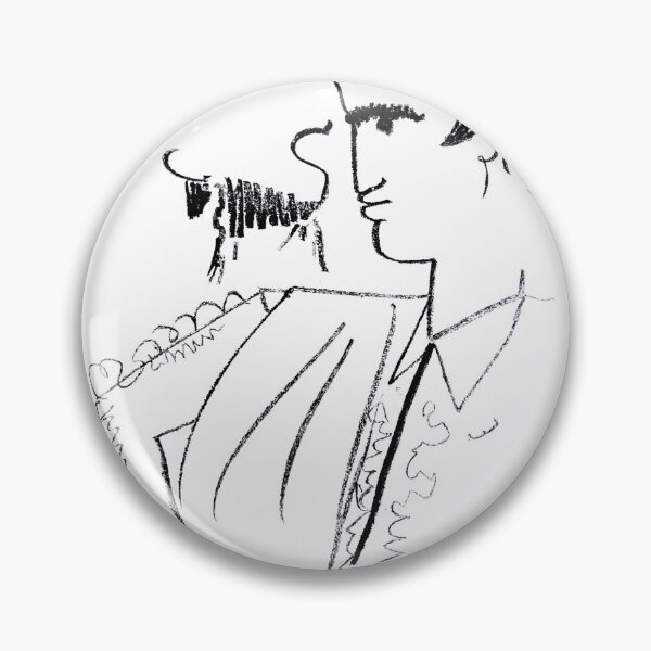 Item preview, Jean Cocteau artwork jean Cocteau paintings designed and sold by Amy-Hamilton.