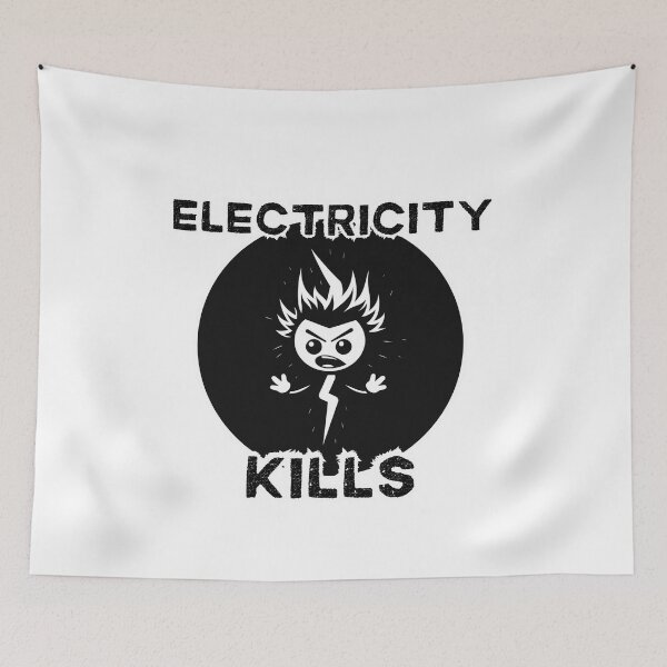 Item preview, ELECTRICITY KILLS designed and sold by Riverside-Moon.