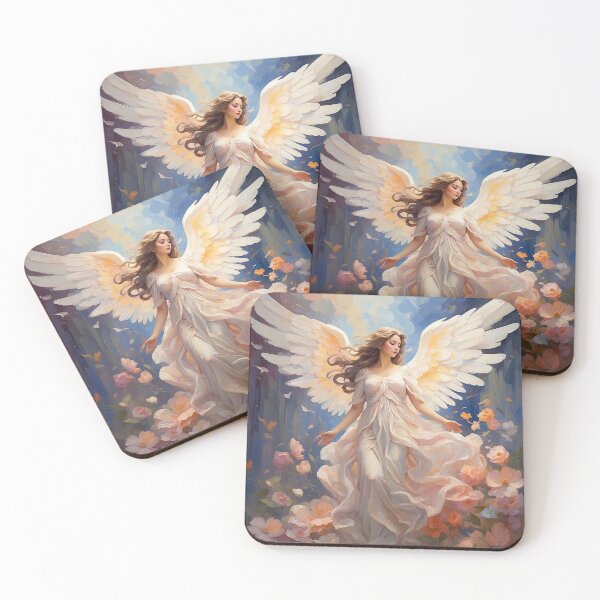 Item preview, Christianity- Christian Art of Beautiful Angel designed and sold by HeavenArtStudio.