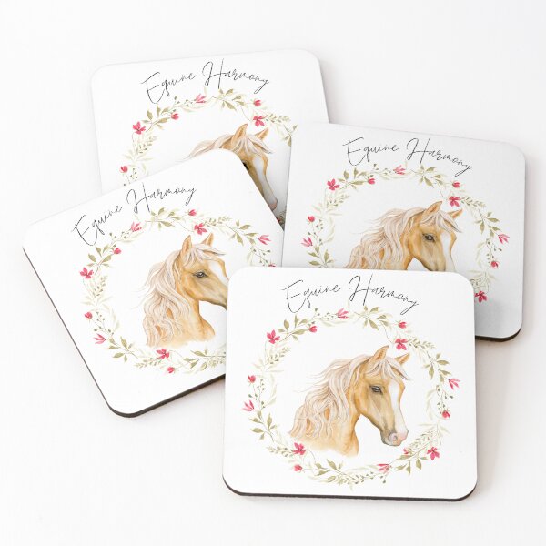 Item preview, Blond Horse Flowers designed and sold by NewWaveArtshop.