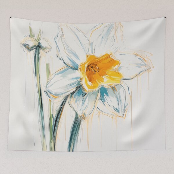 Item preview, Narcissus Etchings designed and sold by riquishop.