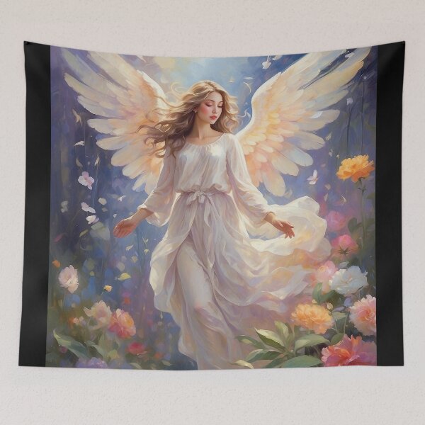 Item preview, Christianity- Amazing Christian Art of Beautiful Angel designed and sold by HeavenArtStudio.