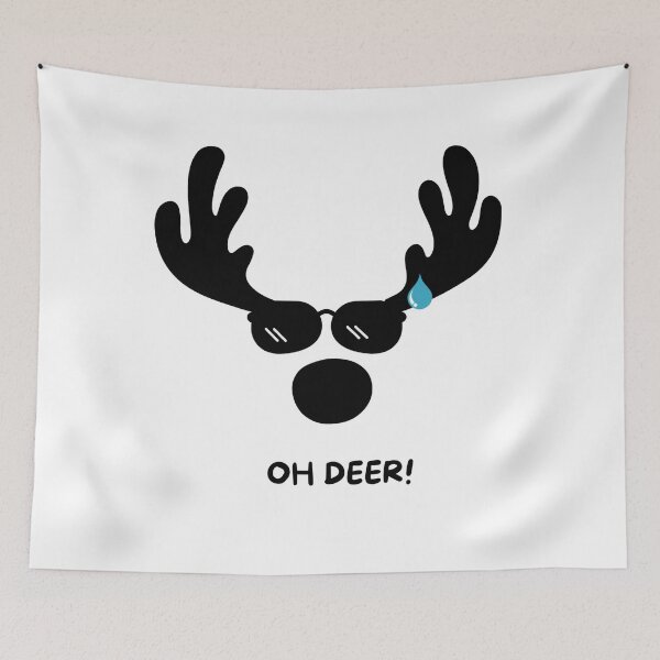 Artikelvorschau, Oh Deer! Rentier mit Sonnenbrille entworfen und verkauft von GRINspiration.