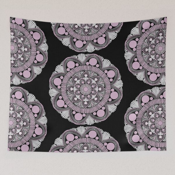 Item preview, Intangible Pink Lavender Dot Mandala  designed and sold by Triplicate Limited.
