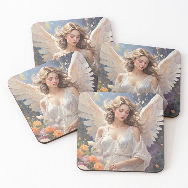 Item preview, Christian Gifts- Amazing Christian Art of Beautiful Angel designed and sold by HeavenArtStudio.