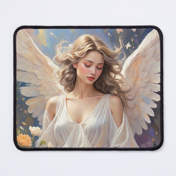 Item preview, Christian Gifts- Amazing Christian Art of Beautiful Angel designed and sold by HeavenArtStudio.