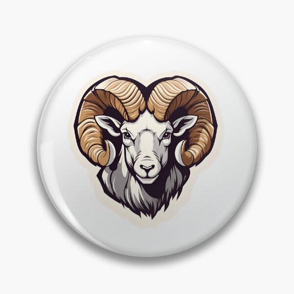 Item preview, Copy of Cartoon Style Ram Logo, Sticker, Wall arts, Art Prints and More designed and sold by Kevin Lou.