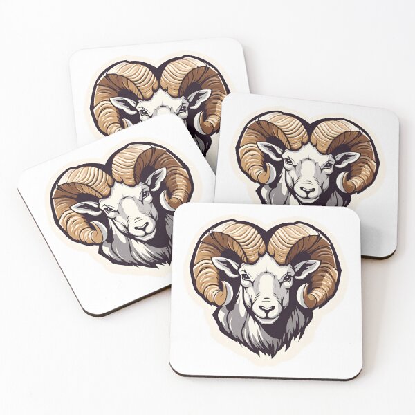 Item preview, Copy of Cartoon Style Ram Logo, Sticker, Wall arts, Art Prints and More designed and sold by Kevin Lou.