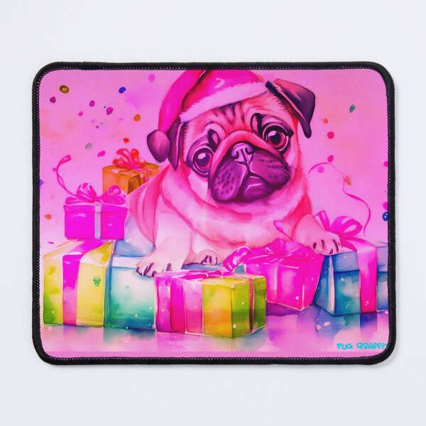 Item preview, Pug HAPPY HOLIDAYS 75 MERRY CHRISTMAS   designed and sold by RedBluffTraders.