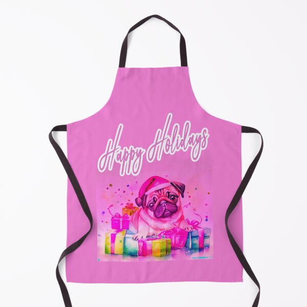 Item preview, Pug HAPPY HOLIDAYS 75 MERRY CHRISTMAS designed and sold by RedBluffTraders.