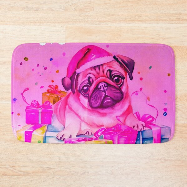 Item preview, Pug HAPPY HOLIDAYS 75 MERRY CHRISTMAS   designed and sold by RedBluffTraders.
