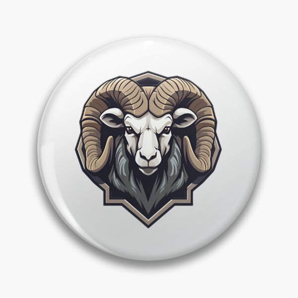Item preview, Cartoon Style Ram Logo, Sticker, Wall arts, Art Prints and More designed and sold by Kevin Lou.