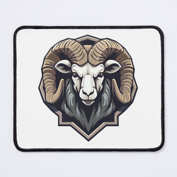 Item preview, Cartoon Style Ram Logo, Sticker, Wall arts, Art Prints and More designed and sold by Kevin Lou.