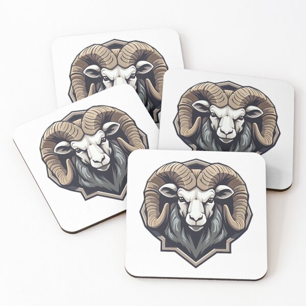 Item preview, Cartoon Style Ram Logo, Sticker, Wall arts, Art Prints and More designed and sold by Kevin Lou.