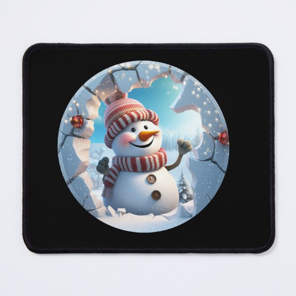 Item preview, Feliz Navidad lindo muñeco de nieve sonriendo designed and sold by TomxDesign.