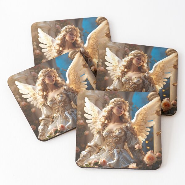 Item preview, Christian Gifts- Amazing Christian Art of Beautiful Realistic Angel designed and sold by HeavenArtStudio.