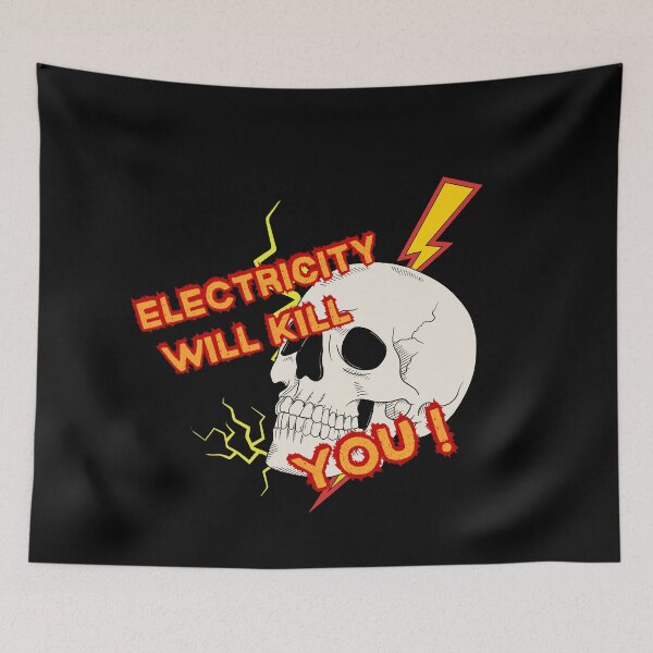 Item preview, ELECTRICITY KILLS designed and sold by Riverside-Moon.