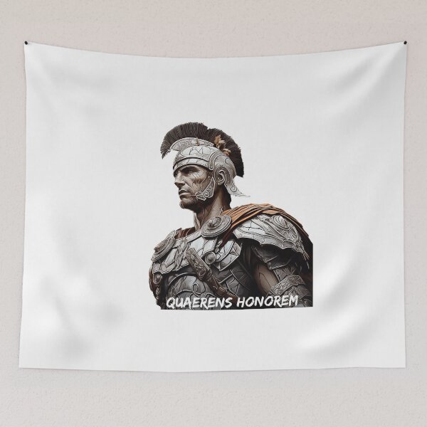 Item preview,  Image of a Roman legionary "seeking Honor" in Latin designed and sold by Trono-de-Metal.