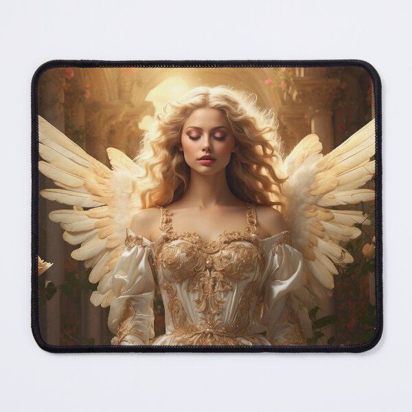 Item preview, Christian Gifts- Amazing Christian Art of Beautiful Realistic Angel designed and sold by HeavenArtStudio.
