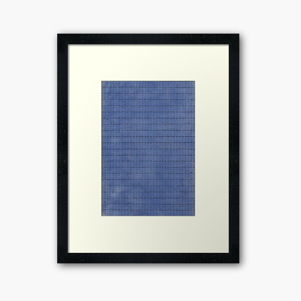 agnes martin Framed Art Print