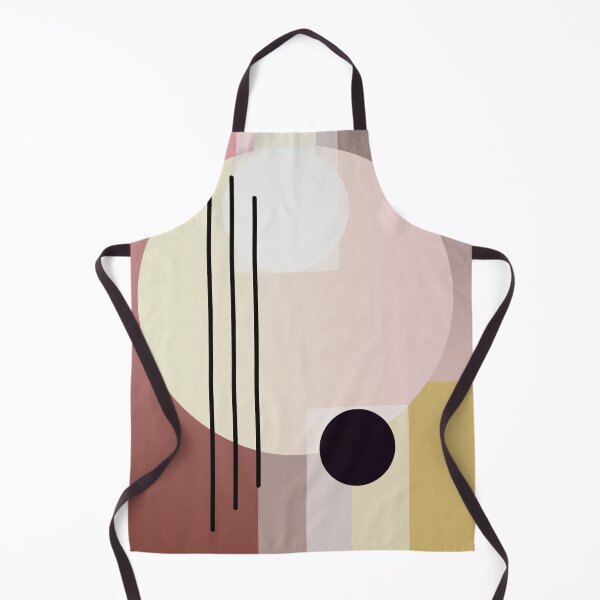 Item preview, MidCentury Modern Inspired Abstract Boho Neutral Rose, Gold, Taupe Colors designed and sold by Kizzydesign.
