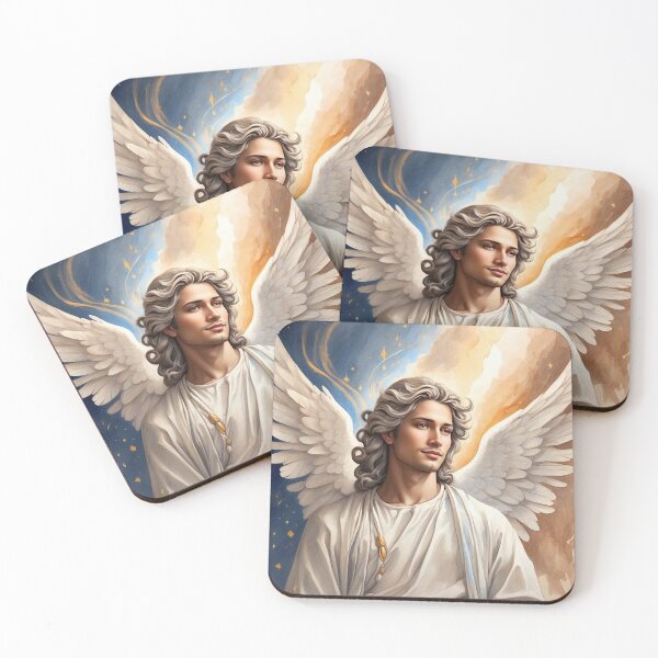 Item preview, Christian Baptism Gifts - Christian Art of Beautiful Angel designed and sold by HeavenArtStudio.