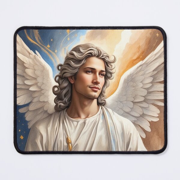 Item preview, Christian Baptism Gifts - Christian Art of Beautiful Angel designed and sold by HeavenArtStudio.