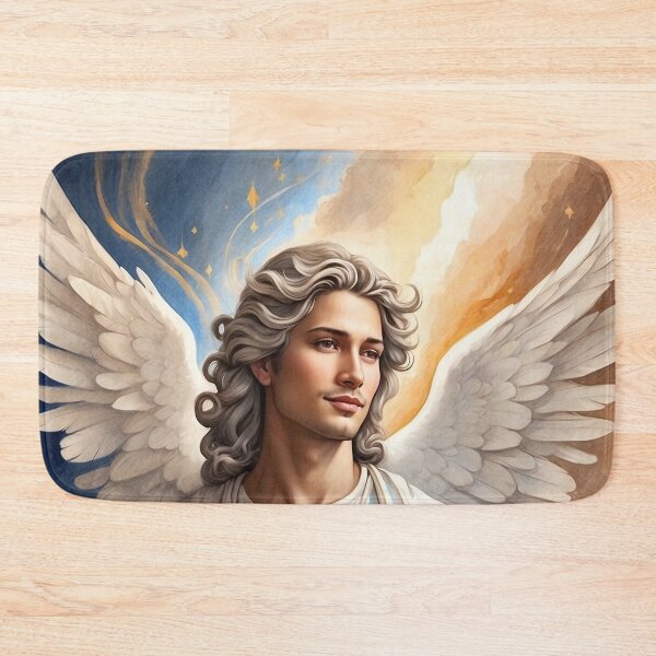 Item preview, Christian Baptism Gifts - Christian Art of Beautiful Angel designed and sold by HeavenArtStudio.