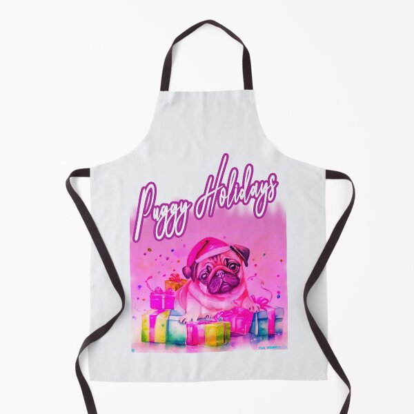 Item preview, Pug HAPPY HOLIDAYS 75 MERRY CHRISTMAS PUGGY HOLIDAYS designed and sold by RedBluffTraders.