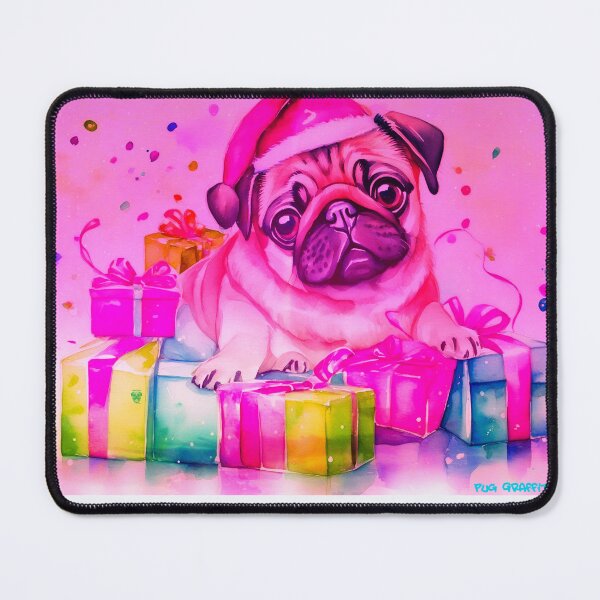 Item preview, Pug HAPPY HOLIDAYS 75 MERRY CHRISTMAS PUGGY HOLIDAYS   designed and sold by RedBluffTraders.