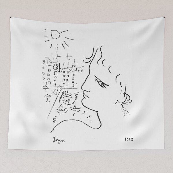 Item preview, Jean Cocteau artwork jean Cocteau paintings designed and sold by Amy-Hamilton.