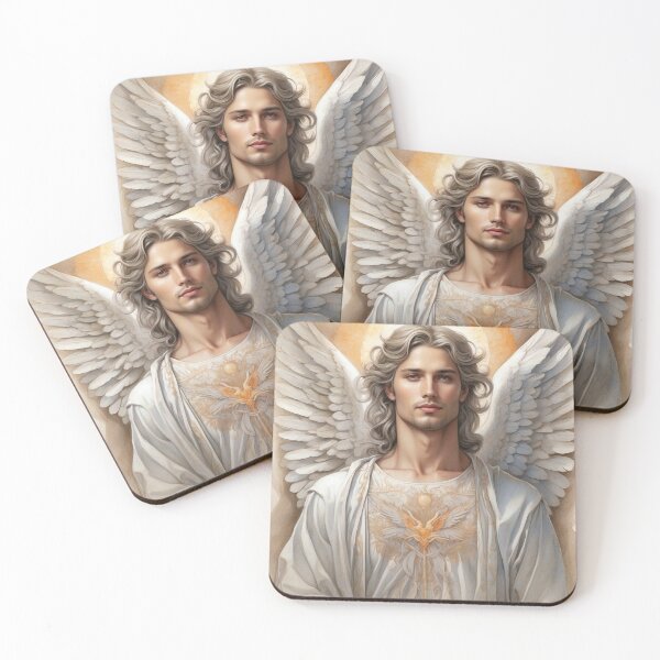 Item preview, Christian Baptism Gifts - Christian Art of Beautiful Angel designed and sold by HeavenArtStudio.
