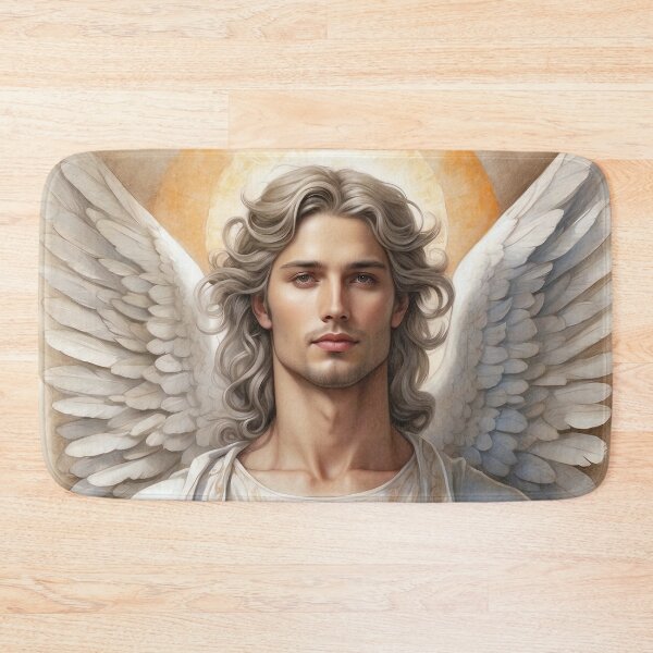Item preview, Christian Baptism Gifts - Christian Art of Beautiful Angel designed and sold by HeavenArtStudio.