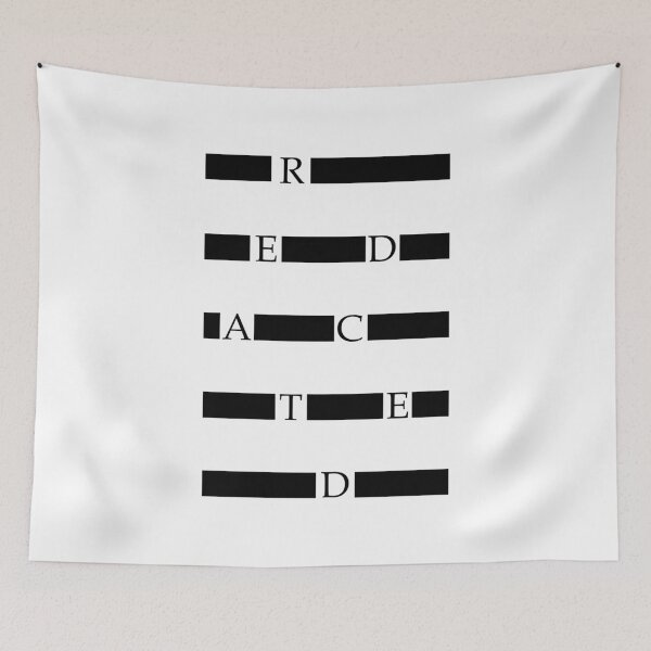 Item preview, Redacted Typography designed and sold by FireflyStudi0s.
