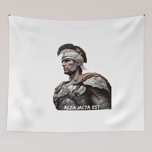 Item preview, Image of a Roman legionary "the die is cast" "Alea iacta est ". designed and sold by Trono-de-Metal.