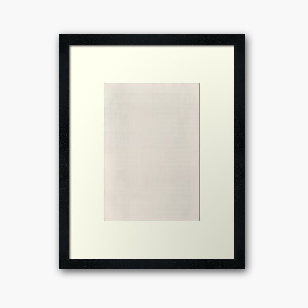 agnes martin Framed Art Print