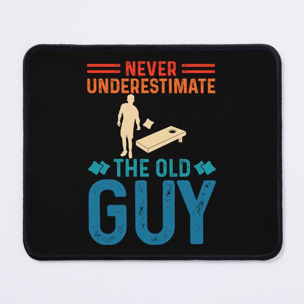 Item preview, Never Underestimate The Old Guy Retro Design - Baggo Team Bean Bag Toss Game - Funny Cornhole Player Vintage designed and sold by naworas.