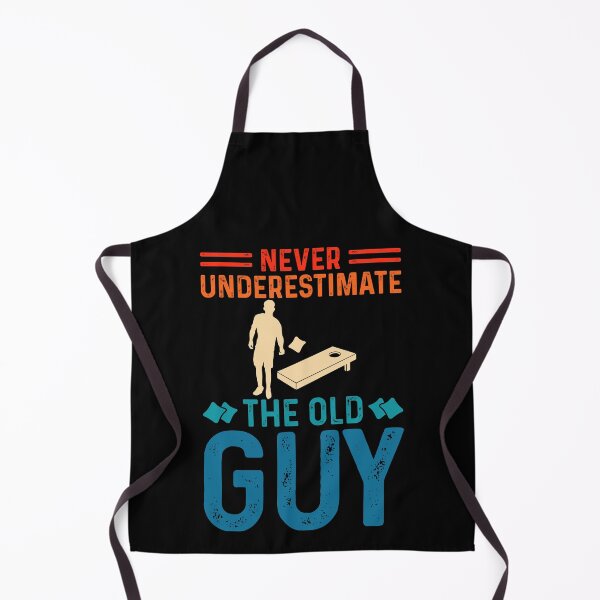 Item preview, Never Underestimate The Old Guy Retro Design - Baggo Team Bean Bag Toss Game - Funny Cornhole Player Vintage designed and sold by naworas.