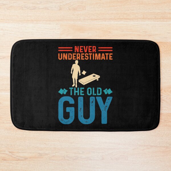 Item preview, Never Underestimate The Old Guy Retro Design - Baggo Team Bean Bag Toss Game - Funny Cornhole Player Vintage designed and sold by naworas.