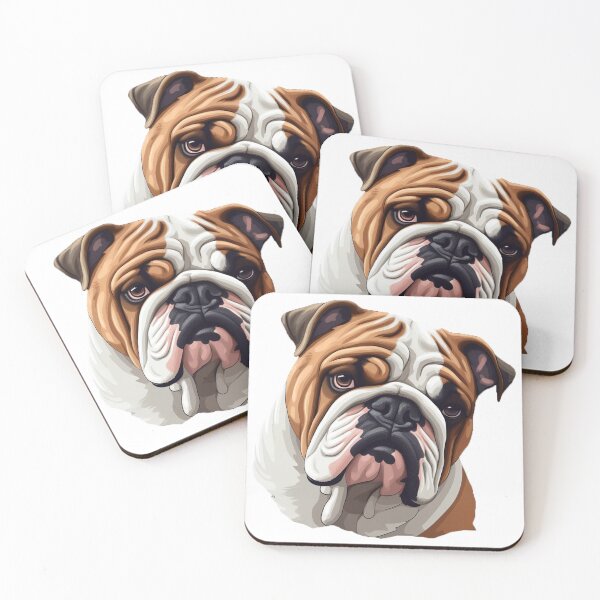 Item preview, Bulldog from the Doggy Sticker Pack designed and sold by STICKERSLALA.