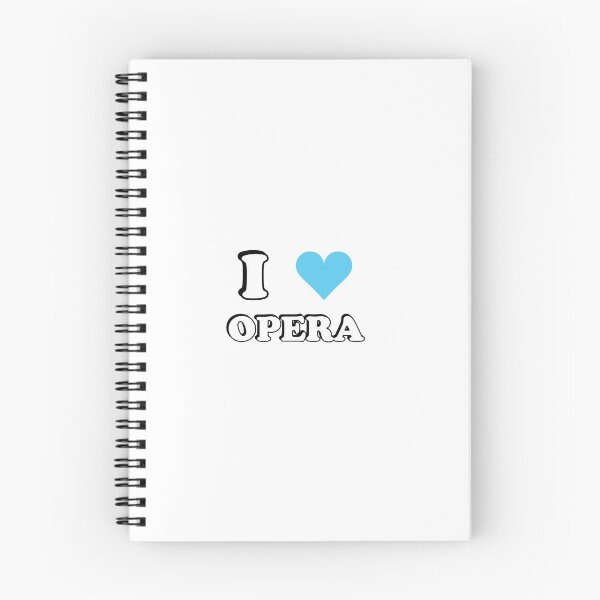 Item preview, I heart opera - I love opera designed and sold by Inspirationmotivation.