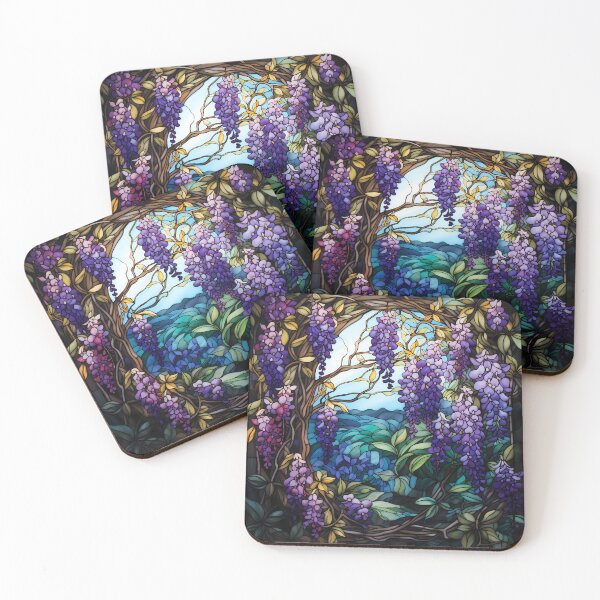 Item preview, Stained Glass Wisteria Overlook designed and sold by Matt's Artificial Nature.