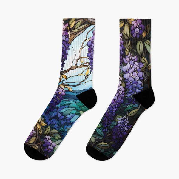 Item preview, Stained Glass Wisteria Overlook designed and sold by Matt's Artificial Nature.